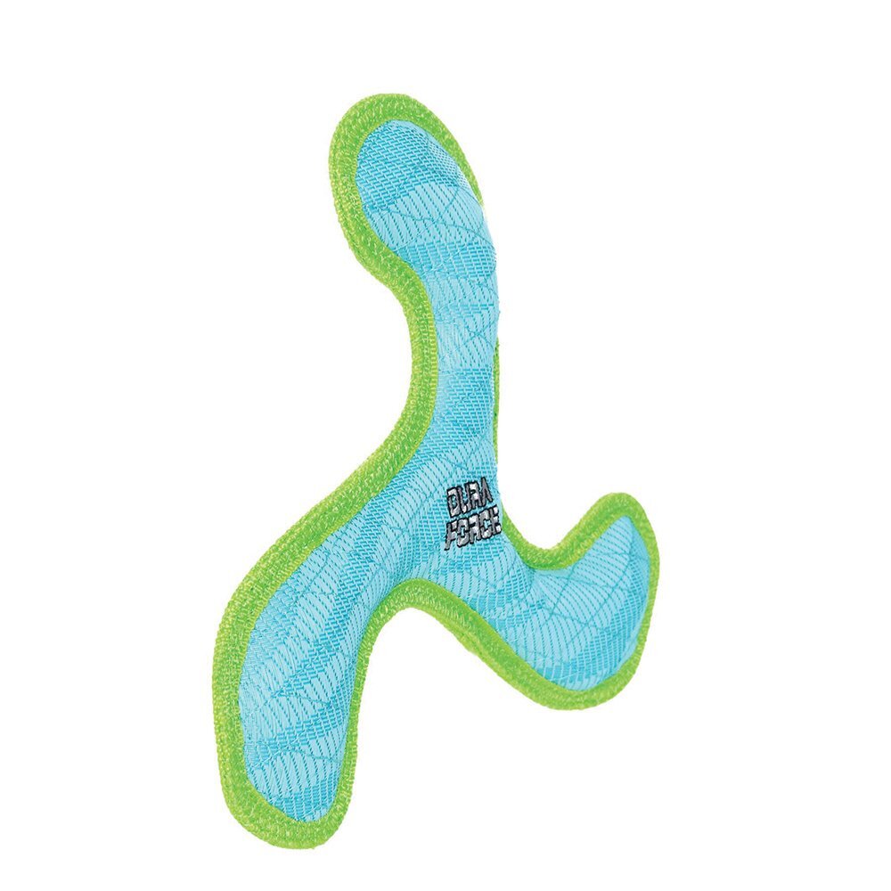 DuraForce Boomerang Tiger Dog Toy Squeaker - Tiger Blue