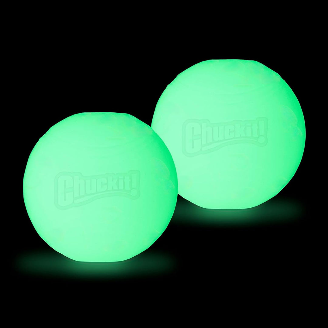 Chuckit! Max Glow Balls - 2 Pack