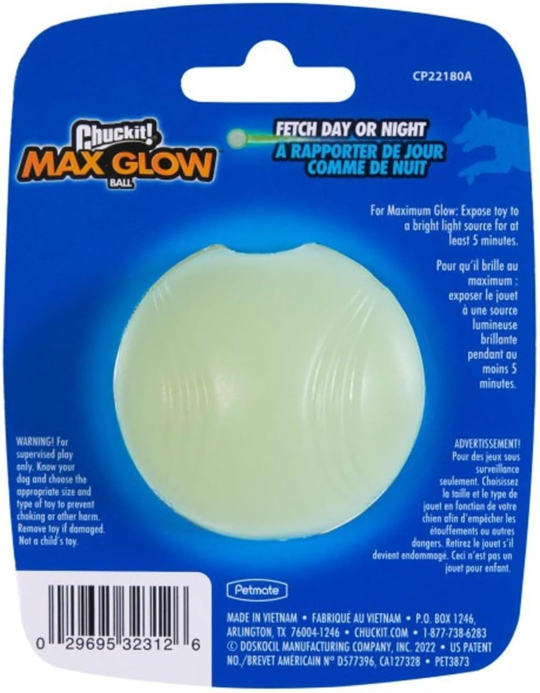 Chuckit! Max Glow Balls - 1 Pack