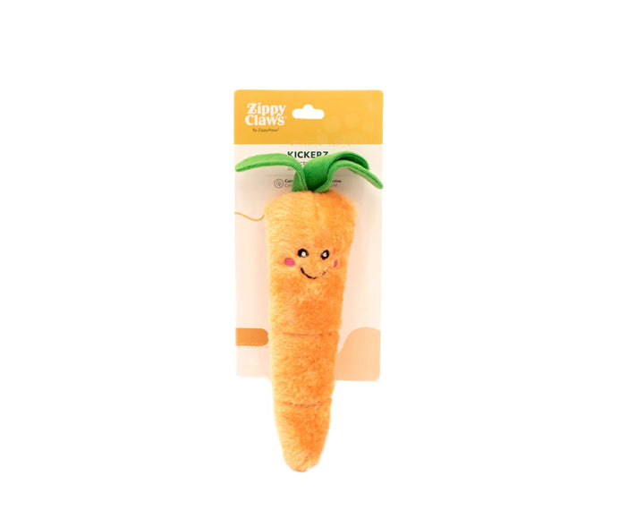 Zippy Claws Kickerz Interactive Cat Toy - Carrot