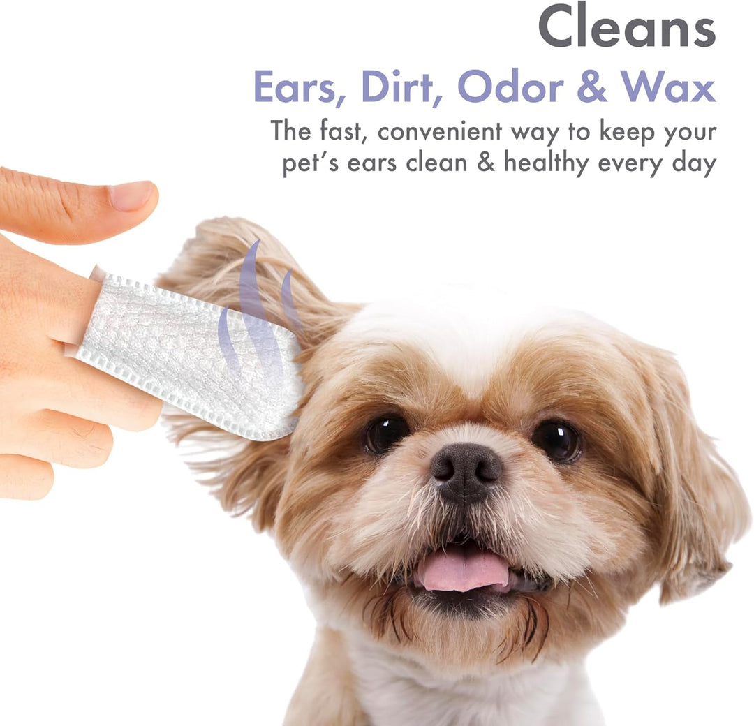 Petkin Fingertip Ear Wipes