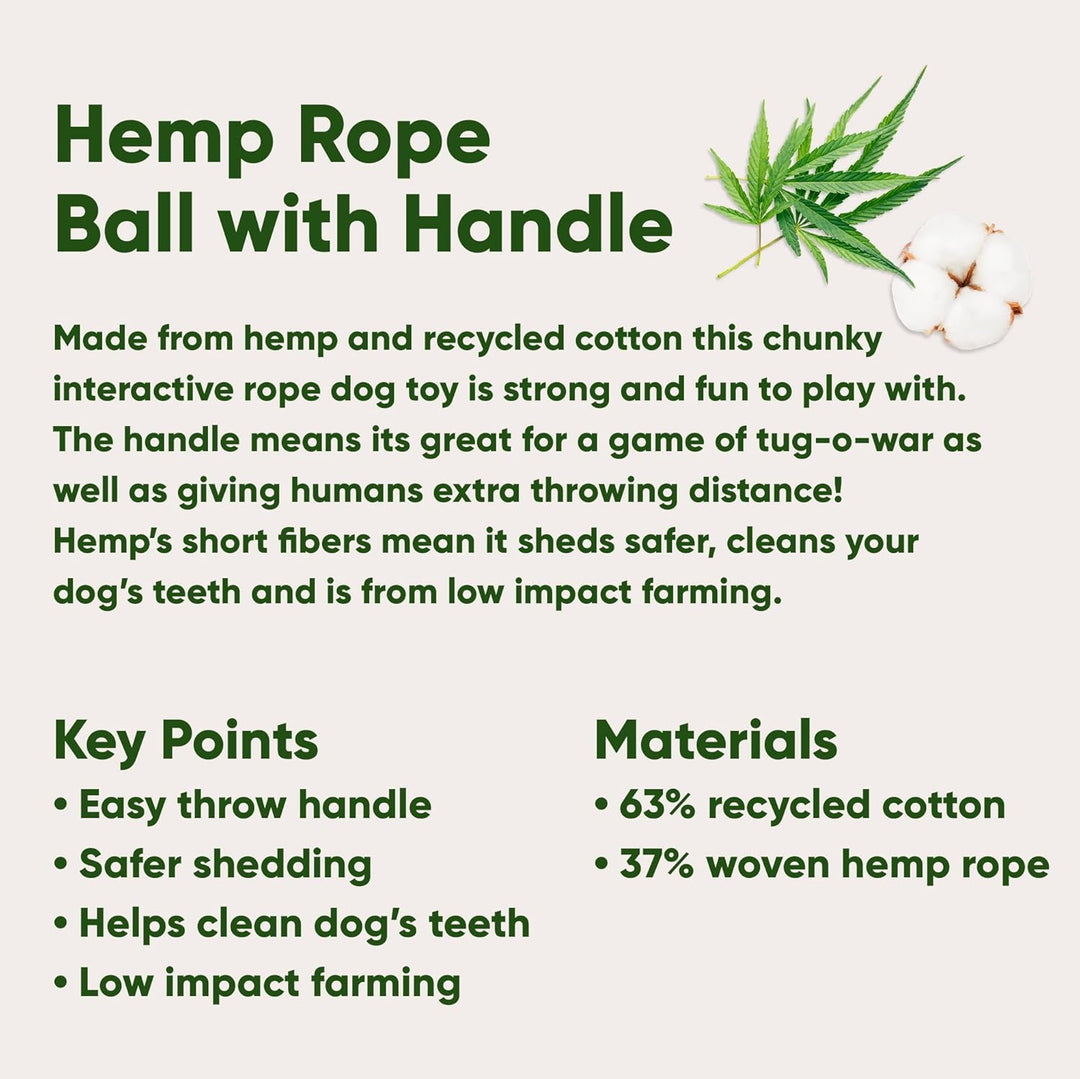 Beco Hemp Rope Ball With Loop