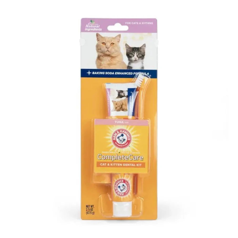 Complete Care Dental Kit For Cats & Kittens - Tuna Flavour