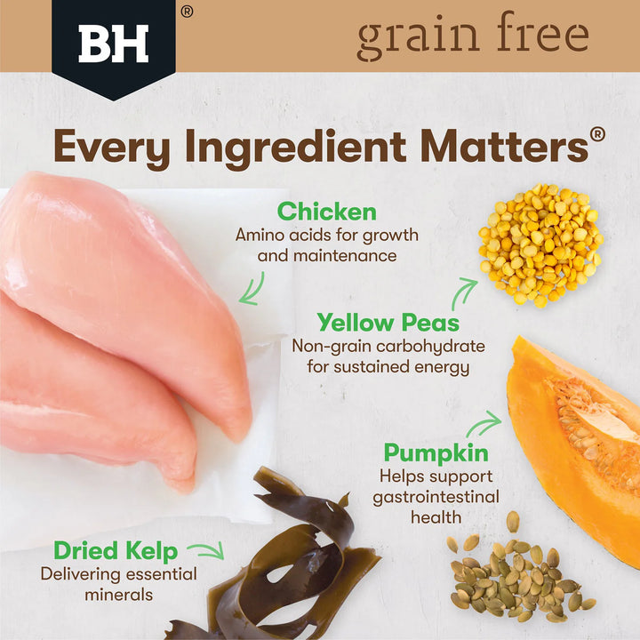 Black Hawk Grain Free Kitten - Chicken, Peas & Broth 85gr