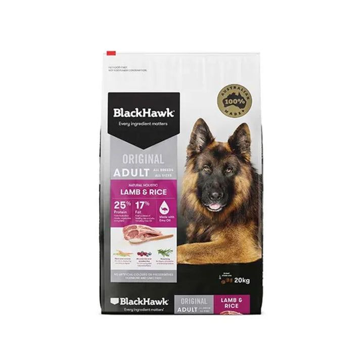 Black Hawk Original Adult Dog Food - Lamb & Rice 10kg