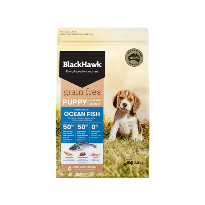 Black Hawk Grain Free Puppy 2.5kg  - Ocean FIsh