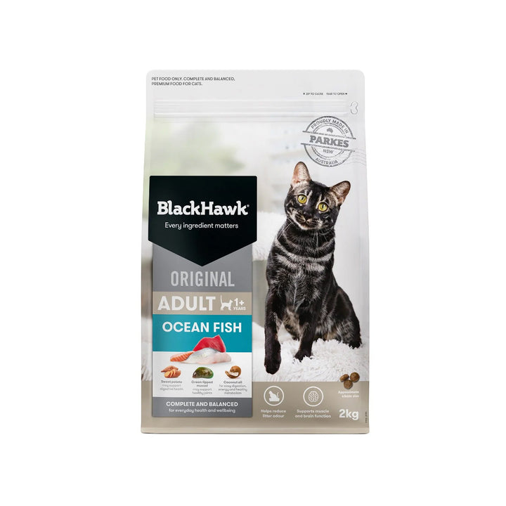 Black Hawk Original AdultCat Food - Ocean Fish 2kg