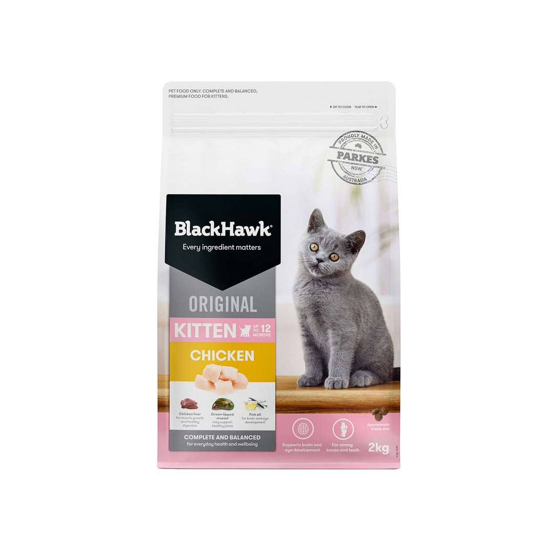 Black Hawk Original Kitten Cat Food - Chicken 2kg