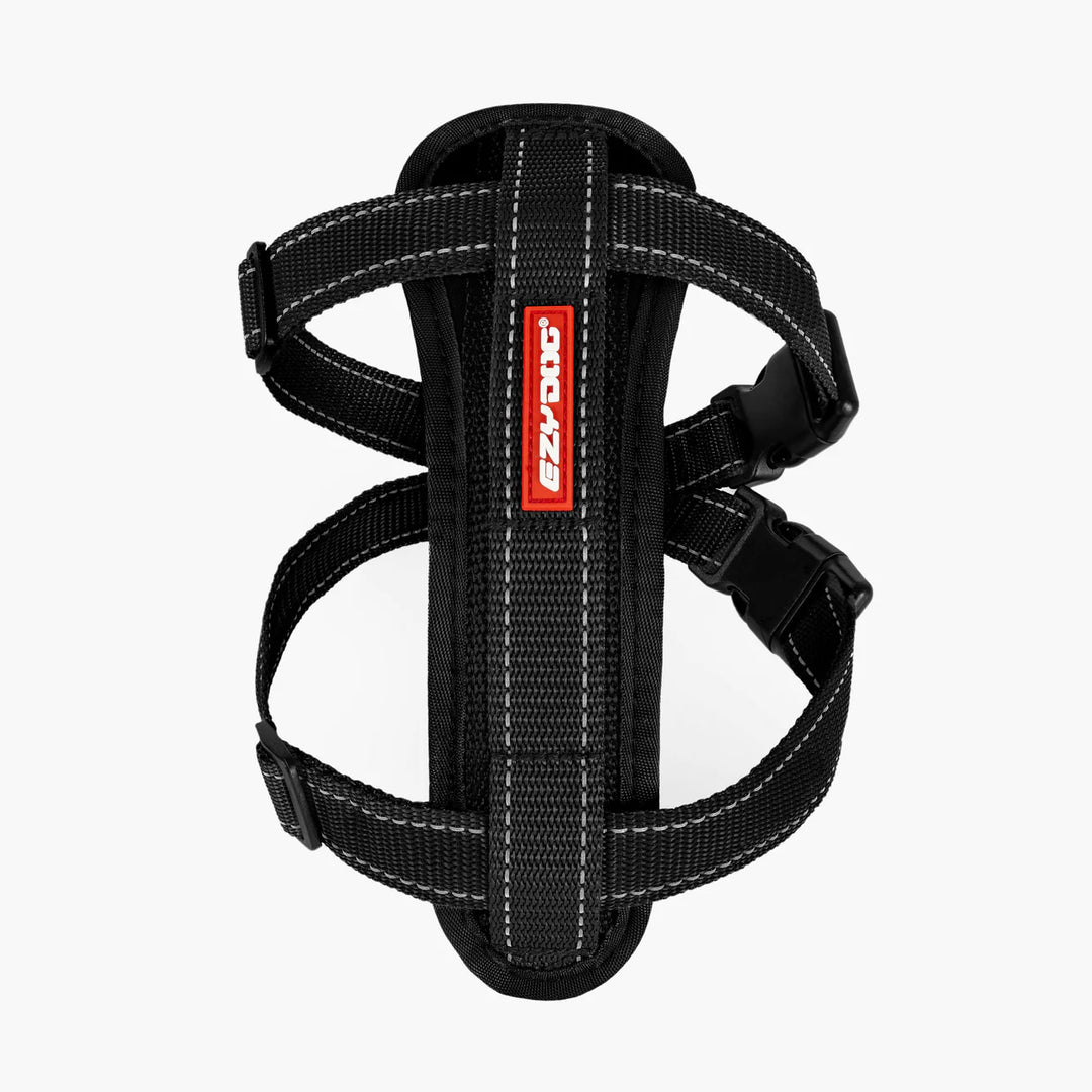 EzyDog Chest Plate Harness - Black