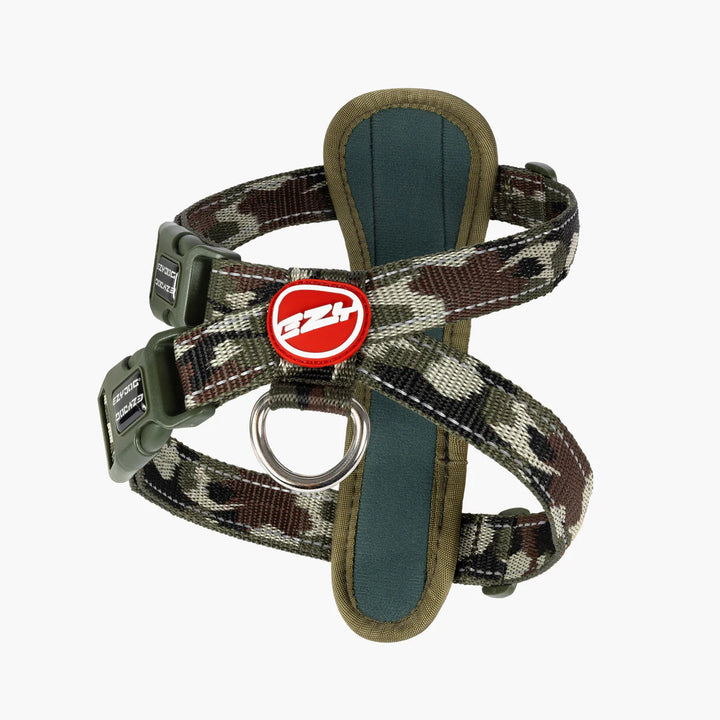 EzyDog Chest Plate Harness - Green Camo