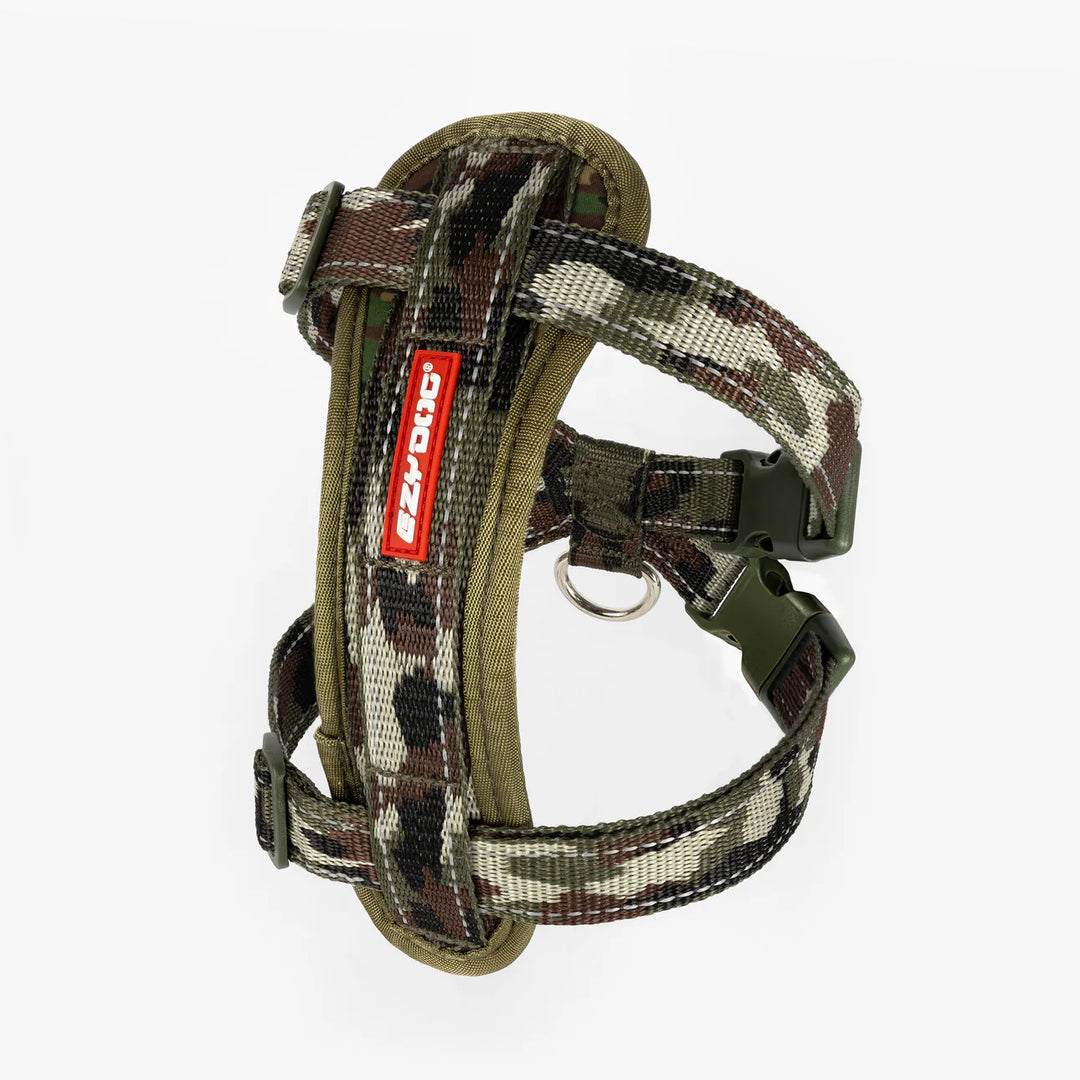 EzyDog Chest Plate Harness - Green Camo