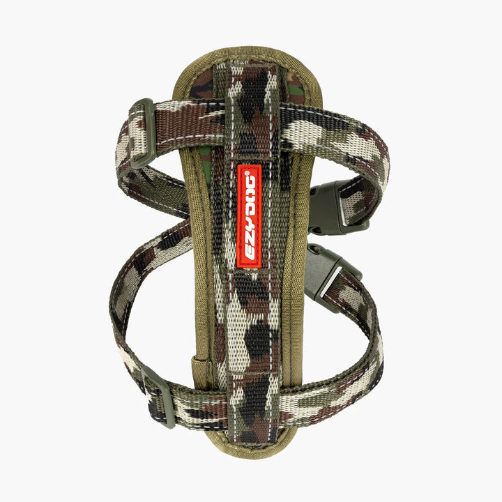 EzyDog Chest Plate Harness - Green Camo