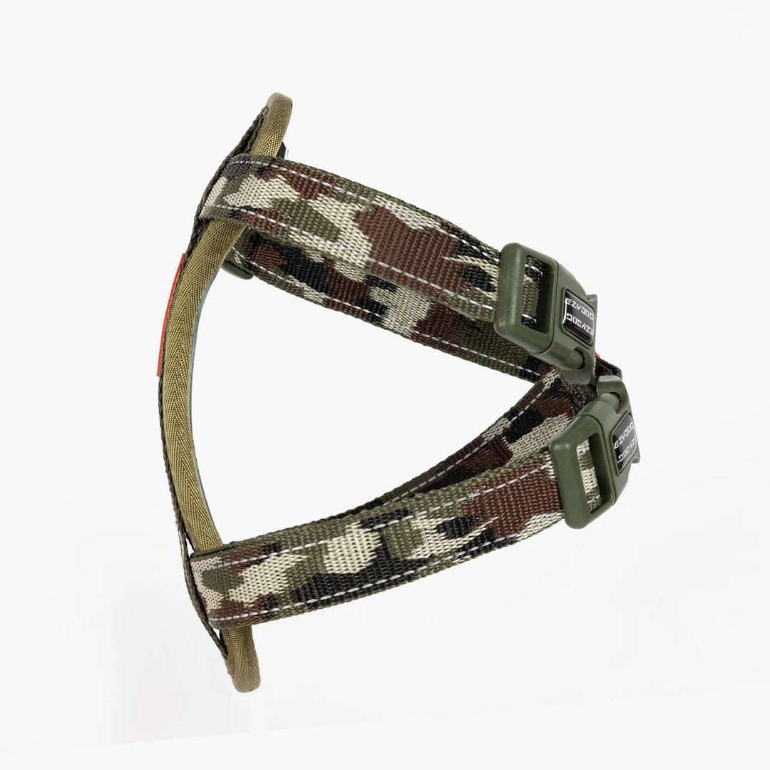 EzyDog Chest Plate Harness - Green Camo