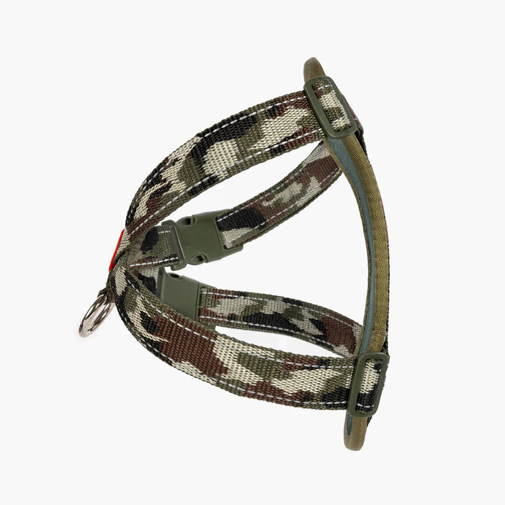 EzyDog Chest Plate Harness - Green Camo