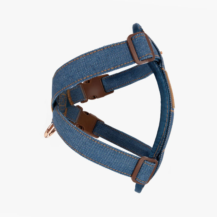 EzyDog Chest Plate Harness - Denim