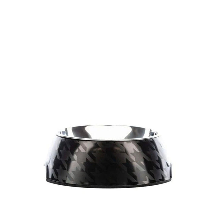 Chic Black on Black Houndztooth Bowl