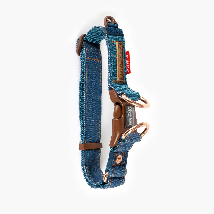 EzyDog Double Up Collar - Denim