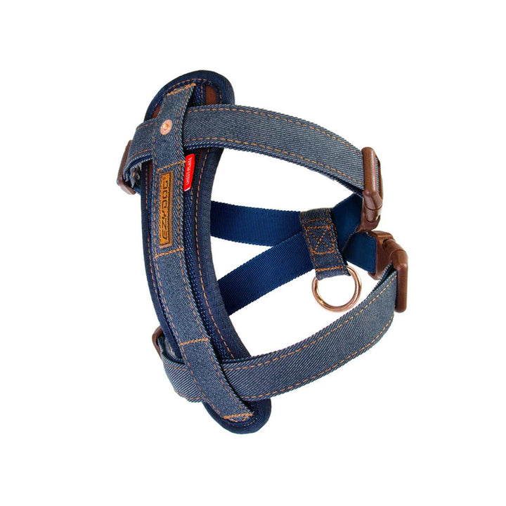 EzyDog Chest Plate Harness - Denim