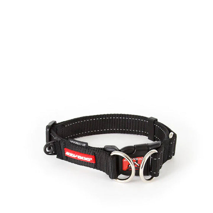 EzyDog Double Up Collar - Black