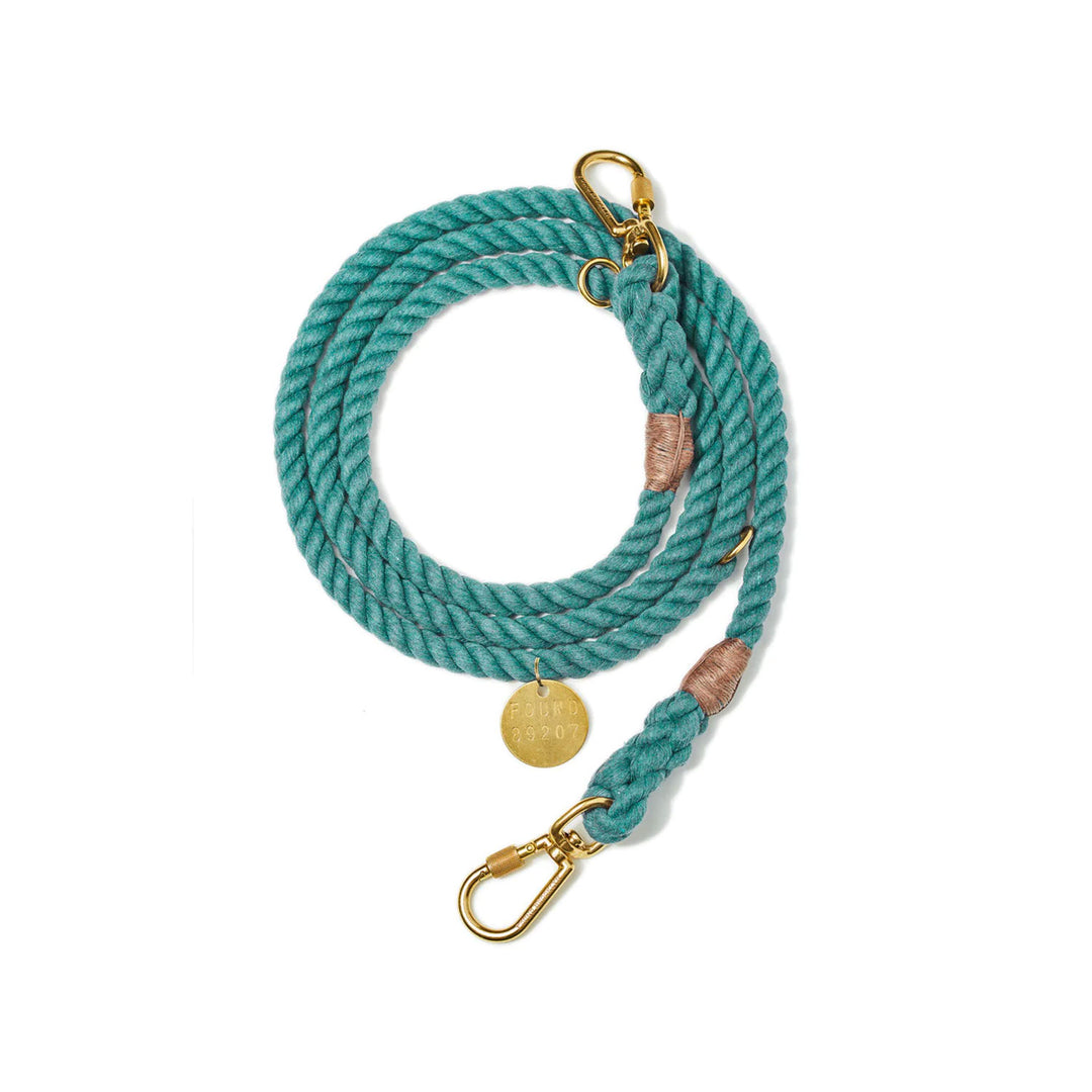 Found My Animal New York Up-Cycled Rope Adjustable - Teal