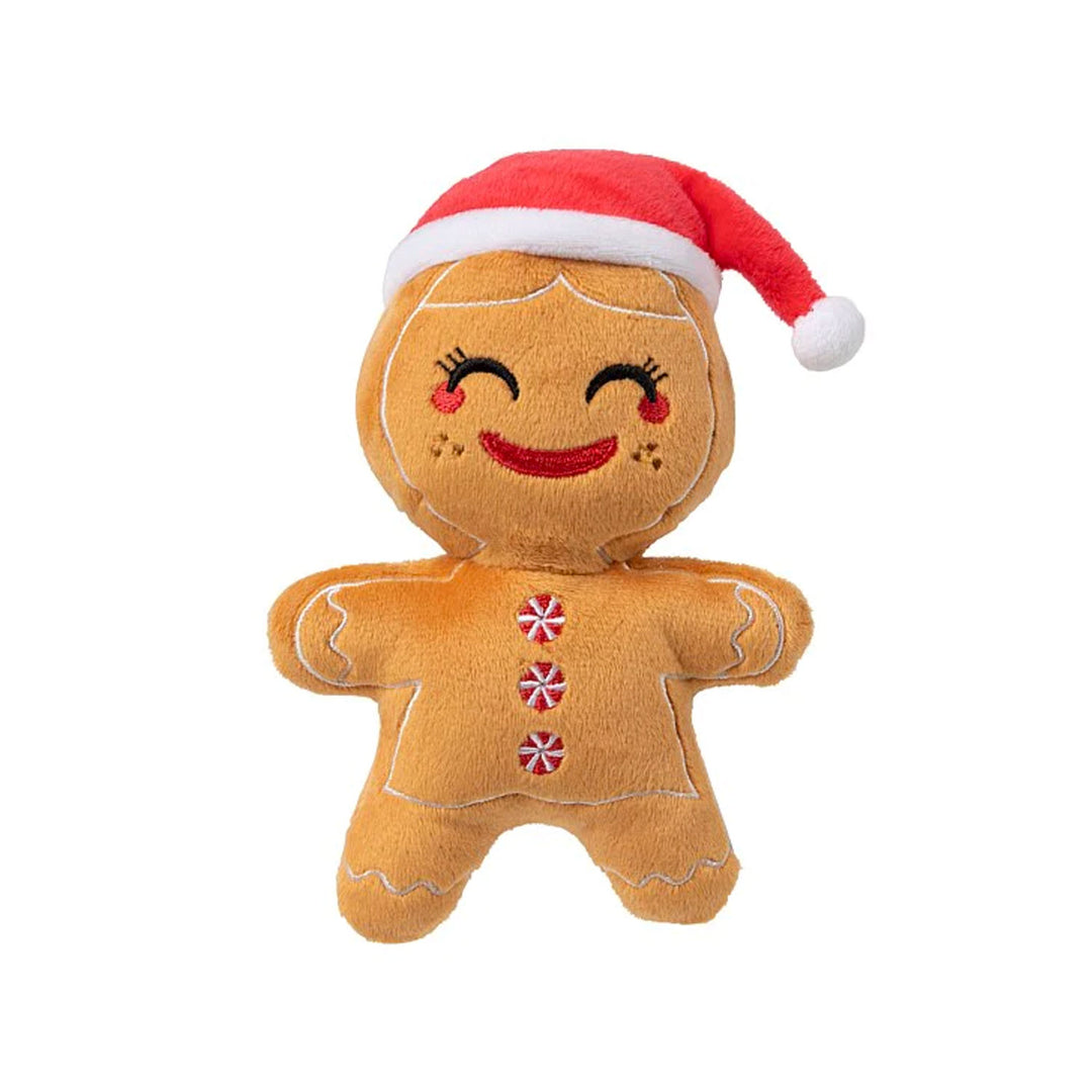 Fuzzyard Mr and Mrs Gingerbread Dog Toy - Christmas