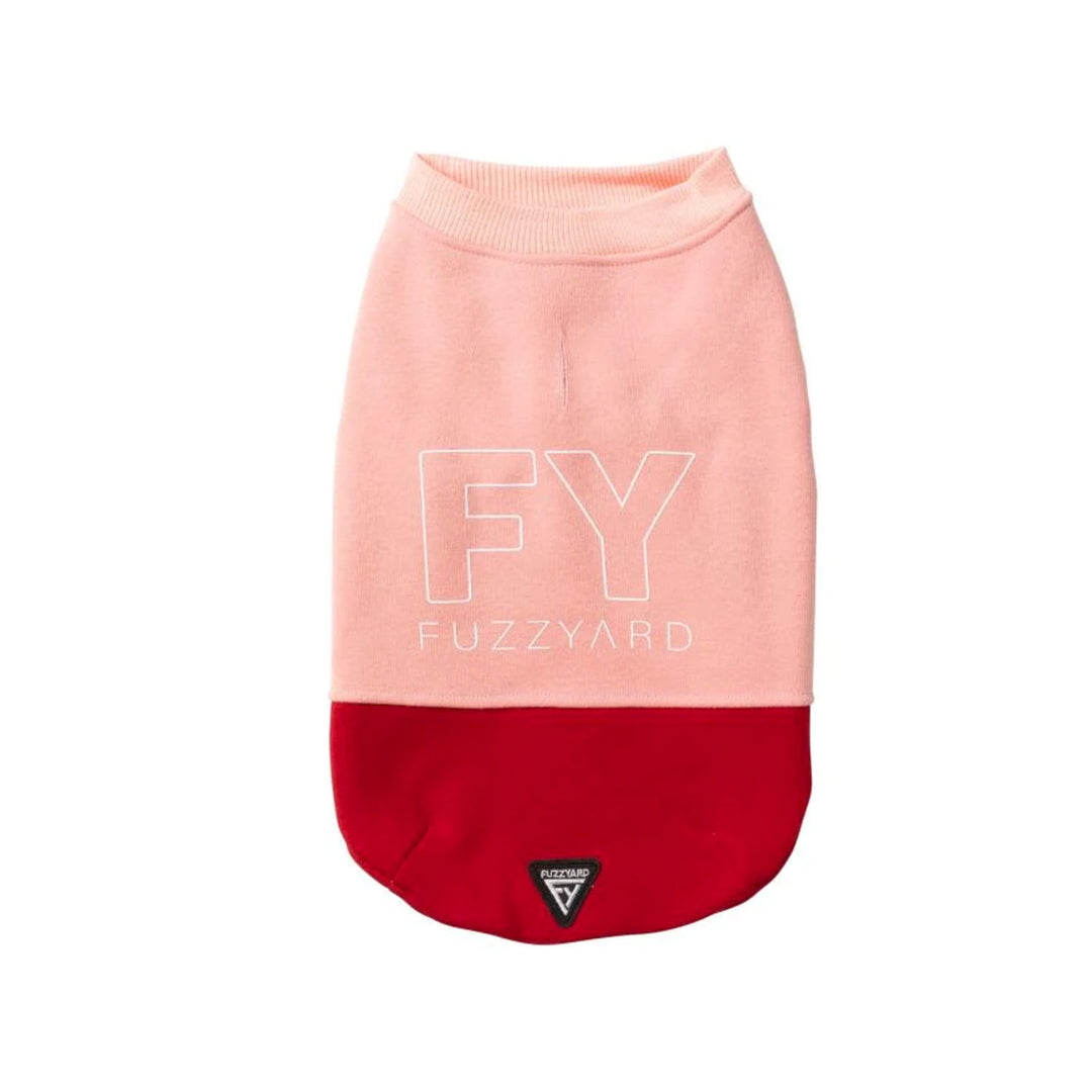 Fuzzyard Track Sweater - Pink / Red