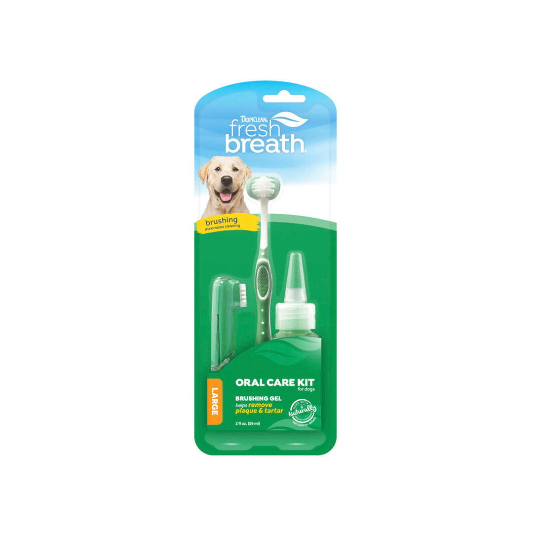 Tropiclean Dog Fresh Breath Oral Care Kit - 2 Sizes