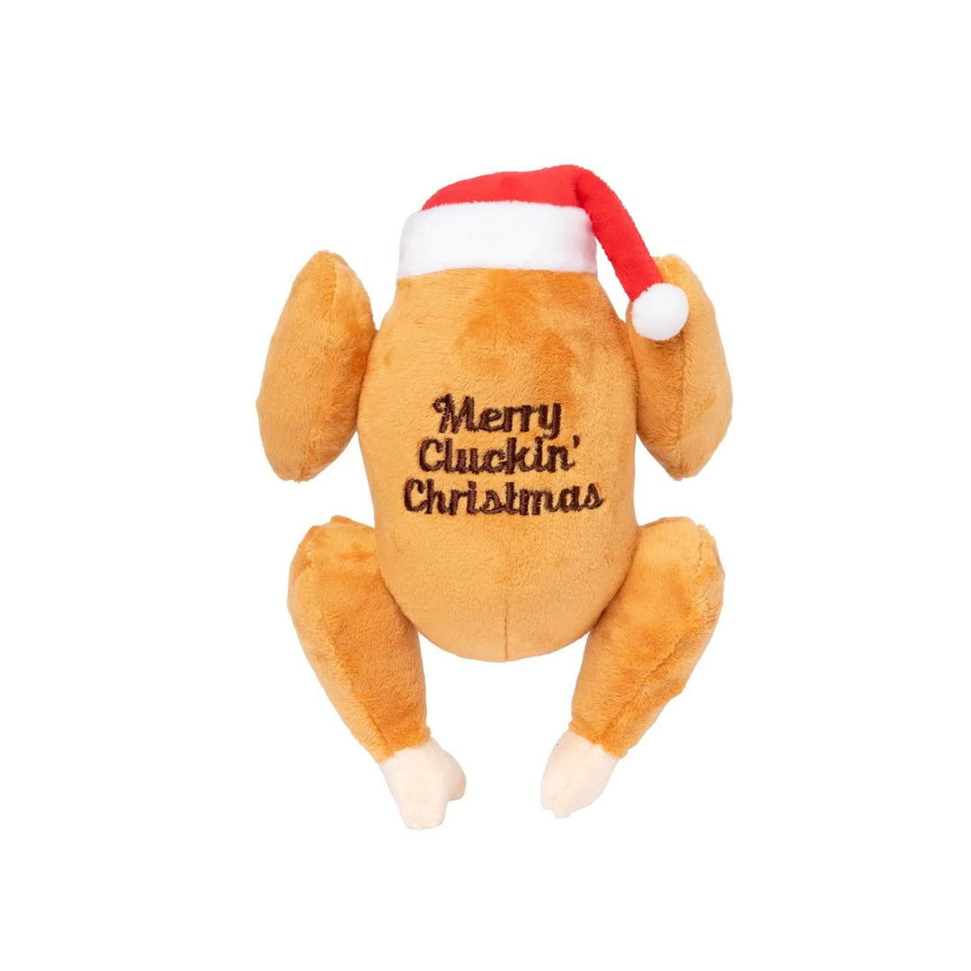 Fuzzyard Howlidays Dog Toy - Merry Cluckin' Christmas