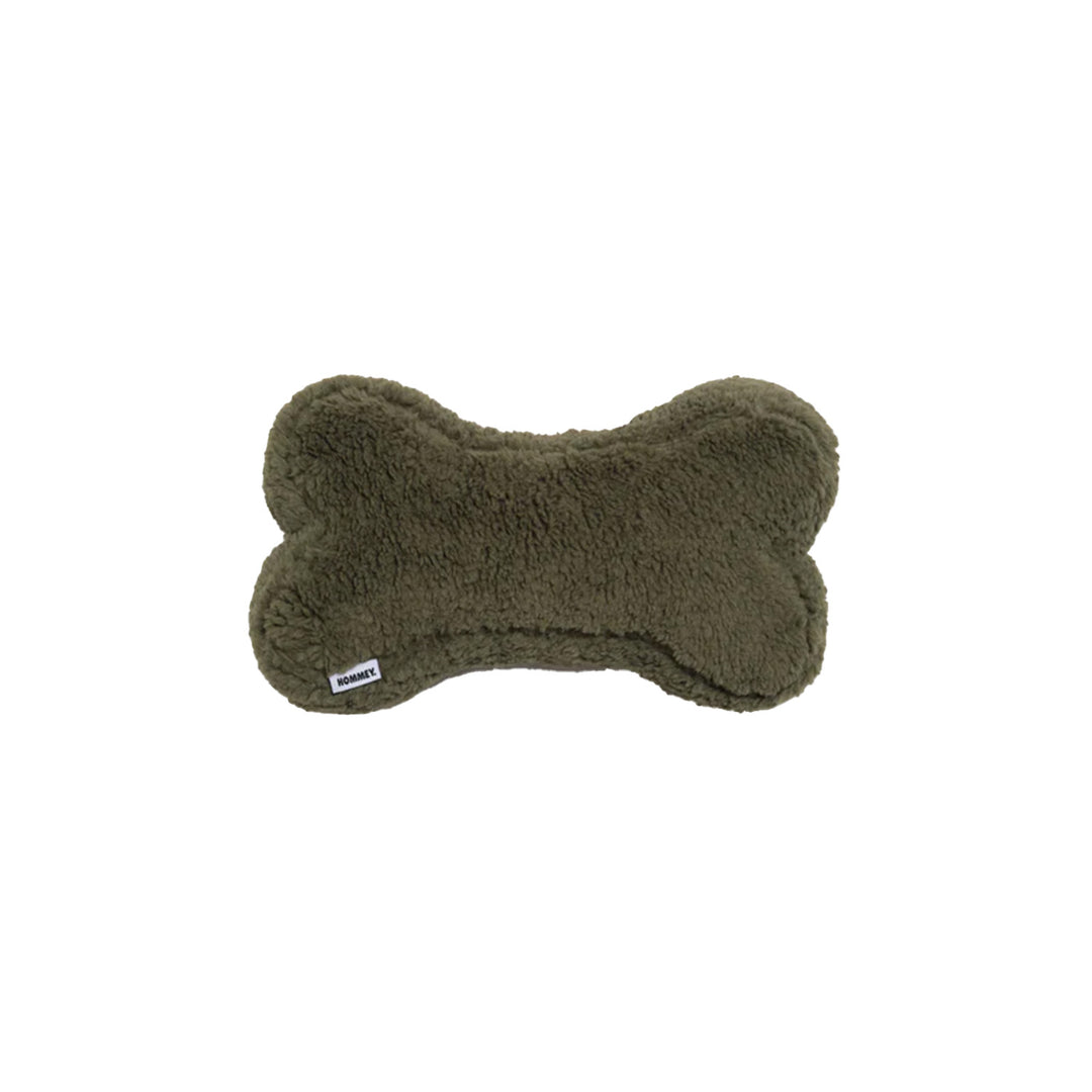 Hommey Faux Fur Pillow - Olive