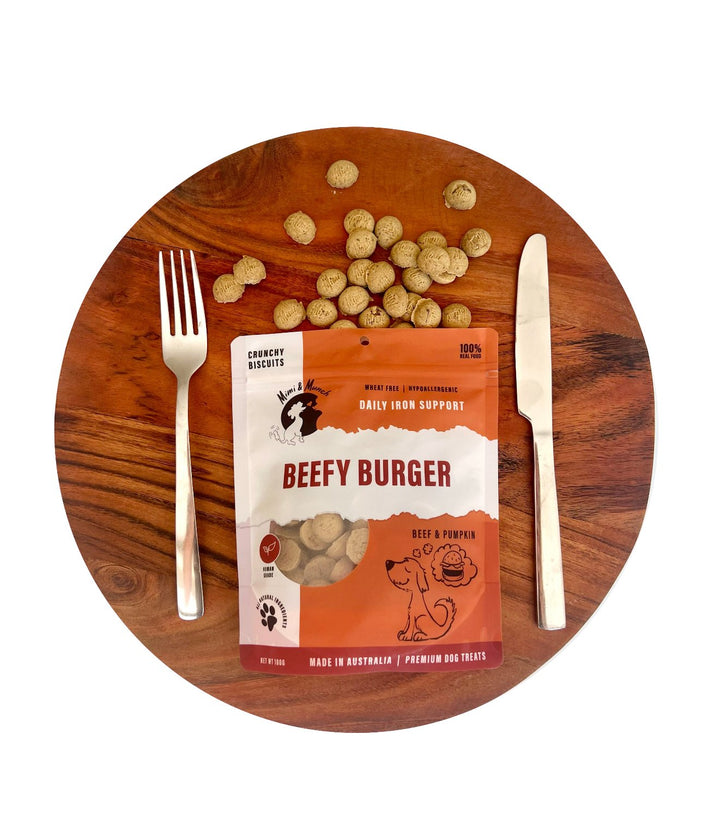 Beefy Burger Biscuits - 180g