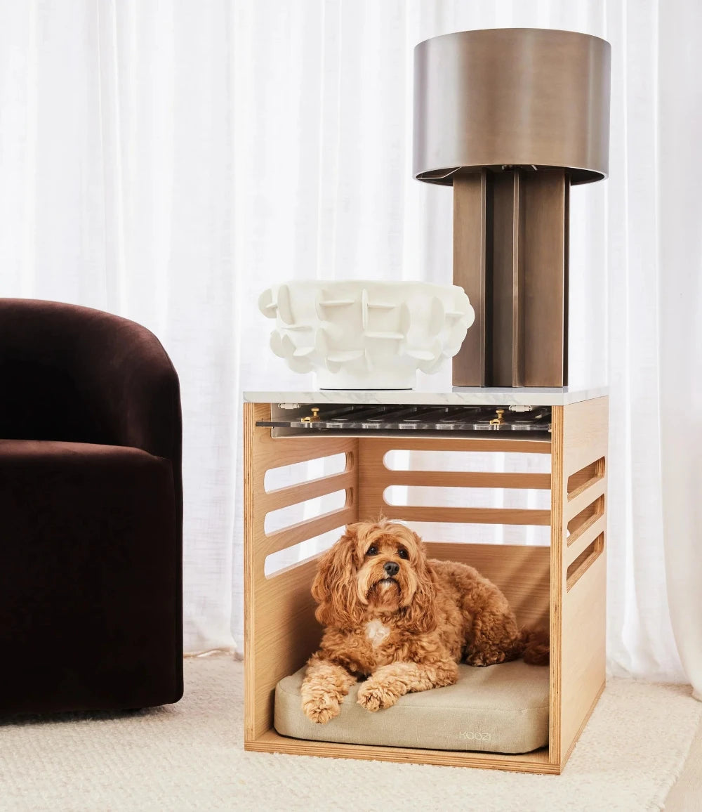 Koozi - Dog Crate Side Table