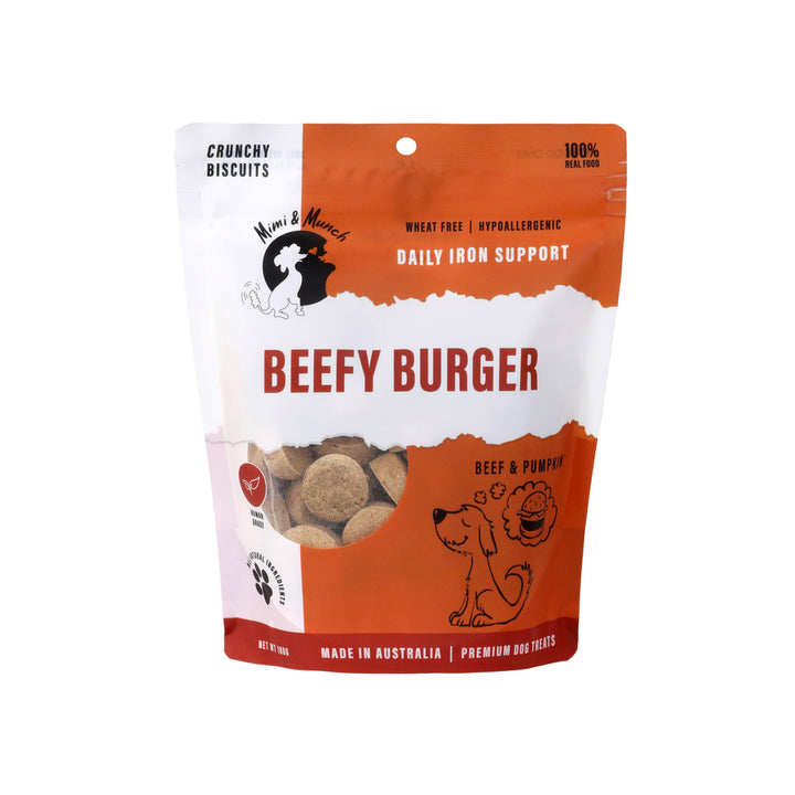 Beefy Burger Biscuits - 180g