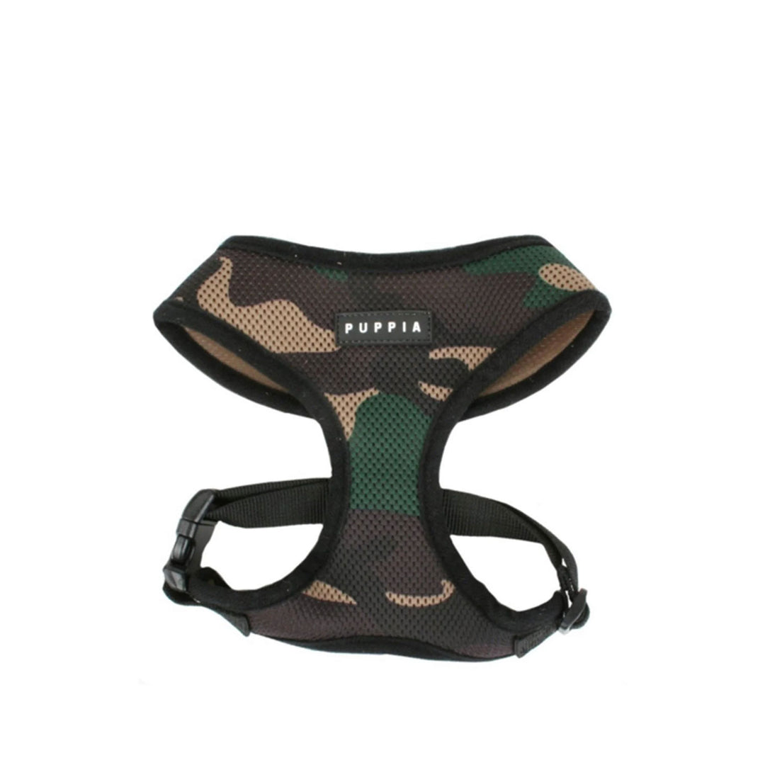 Puppia Soft Mesh Breathable Dog Harness - Camo