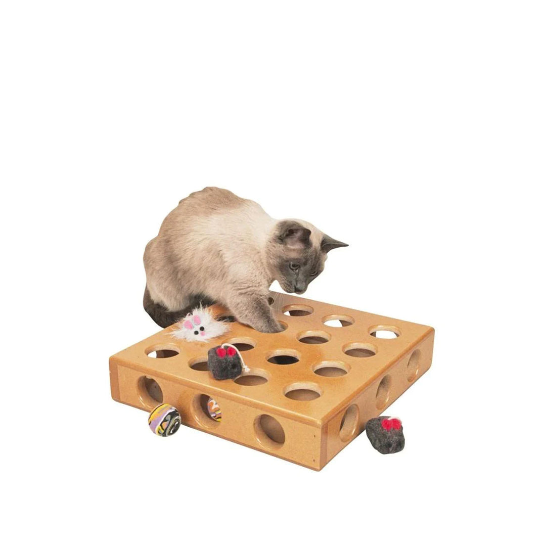 SmartCat Peek A Prize Cat Toy Box