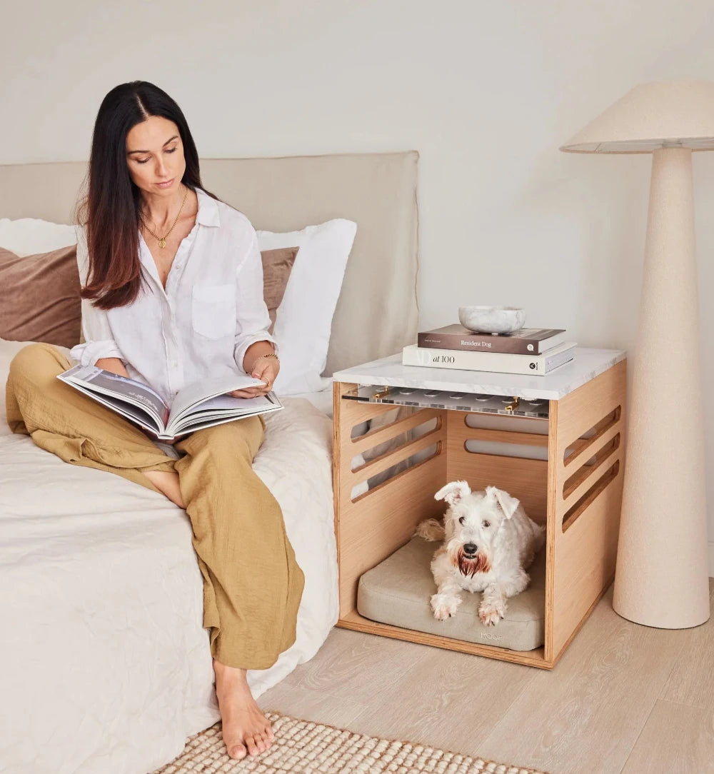 Koozi - Dog Crate Side Table