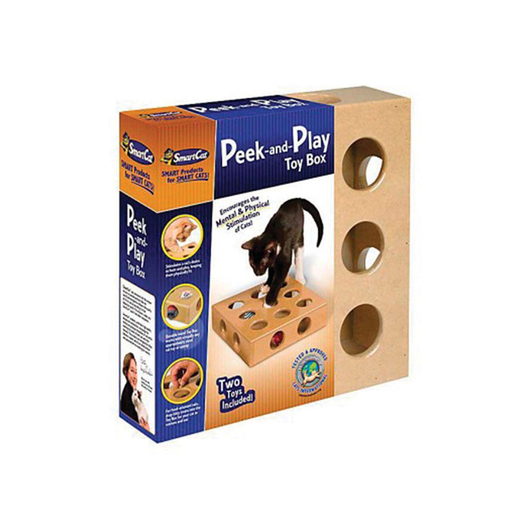 SmartCat Peek And Play Cat Toy Box