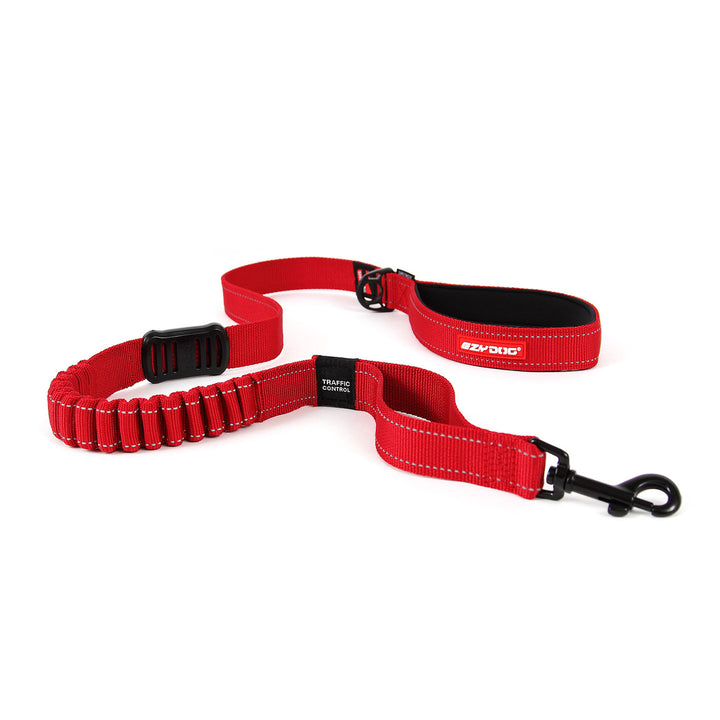 EzyDog Zero Shock Leash - Red 64cm / 120cm