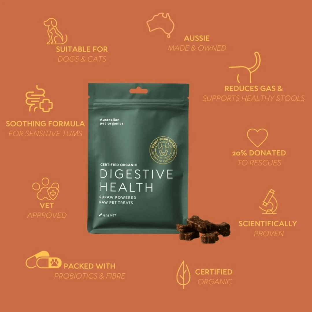 APOrganics Digestive Health Dog Treats - 150g