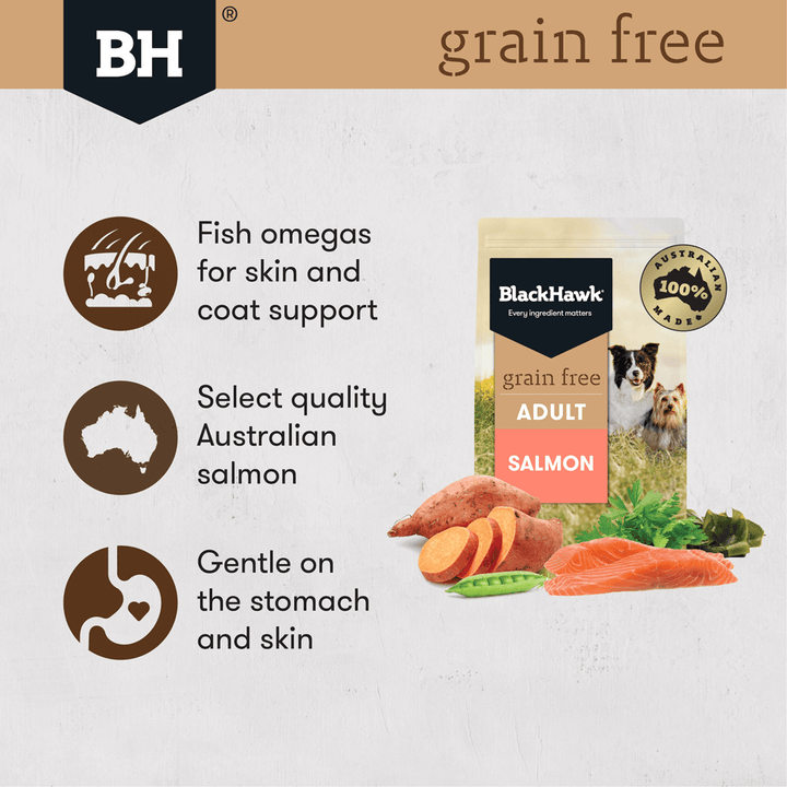 Black Hawk Grain Free Adult Dog Food - Salmon 2.5kg