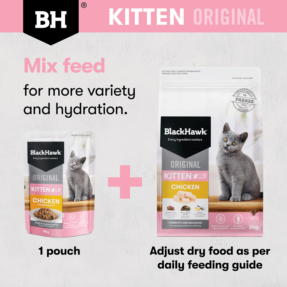 Black Hawk Original Kitten Cat Food - Chicken 2kg