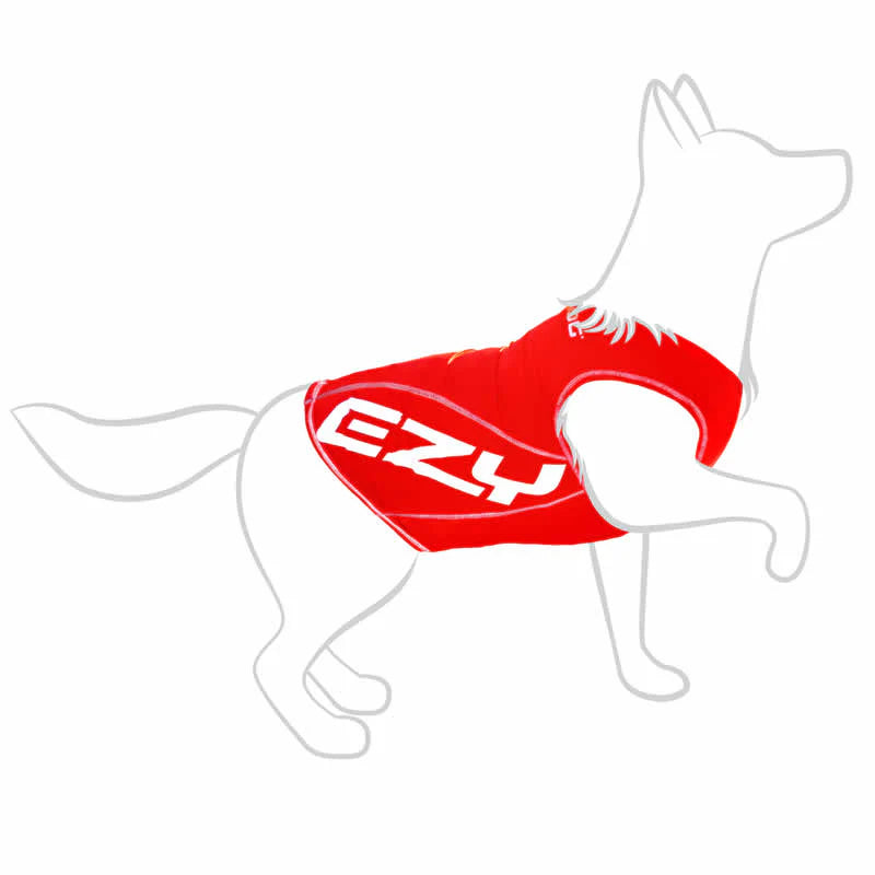 Ezydog Hi-Vis UV Rashies - Red