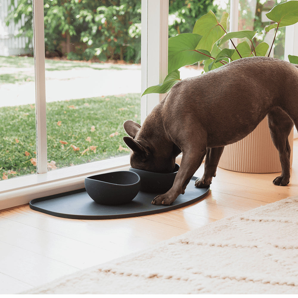 FuzzYard Life Silicone Feeding Mat - Slate Grey