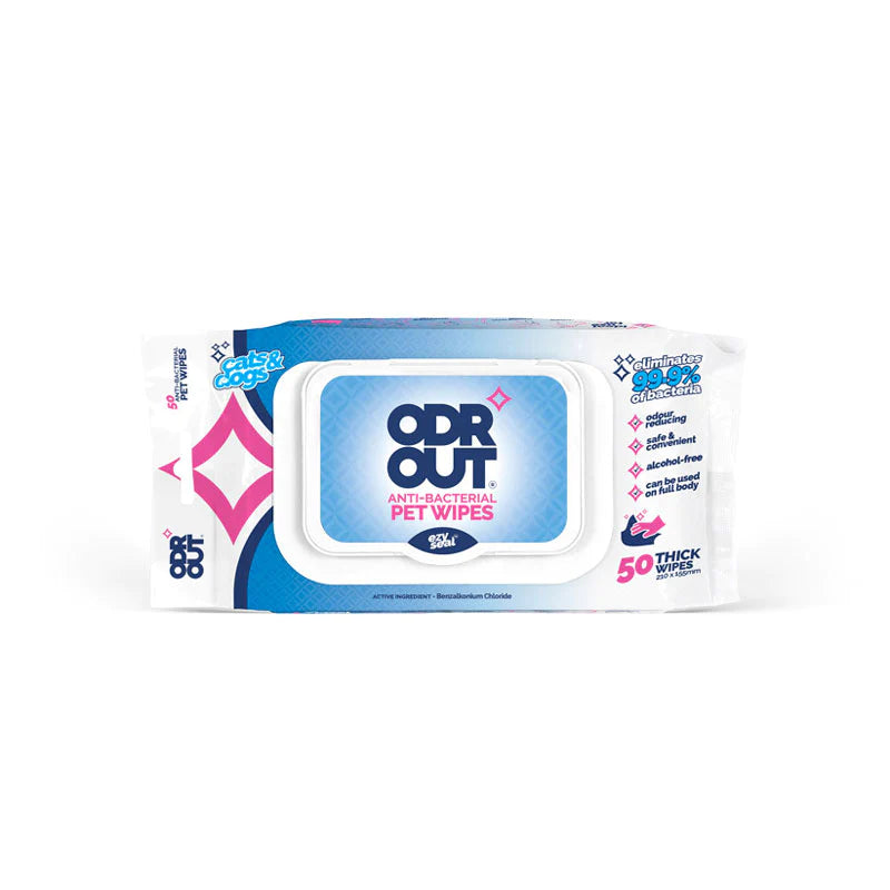 ODR OUT Pet Wipes - 50 Pack