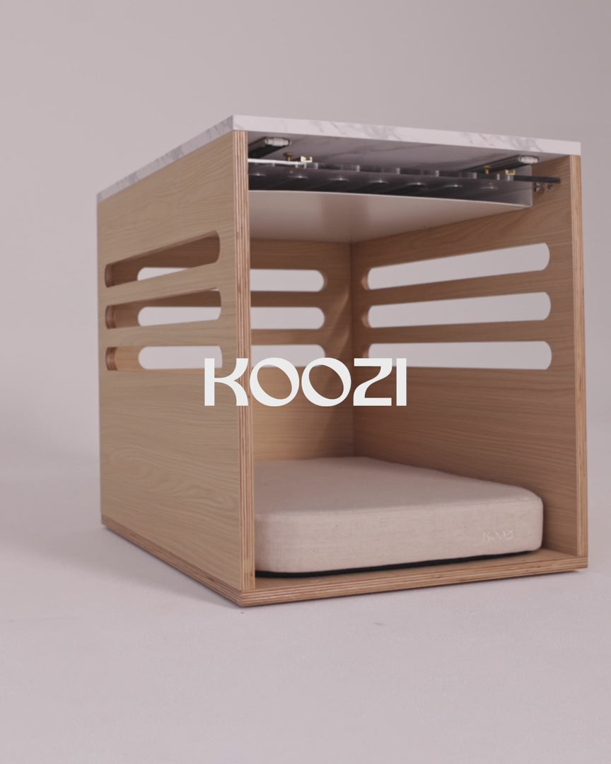 Koozi - Dog Crate Side Table