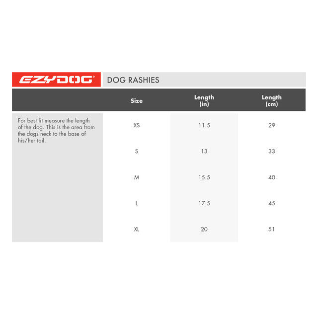 Ezydog Hi-Vis UV Rashies - Blue