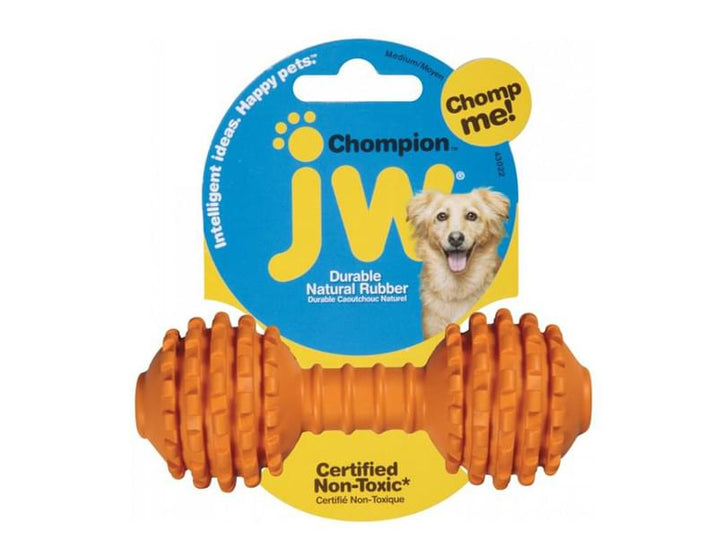 Chompion Dog Chew Toy - Small / Medium - Blue / Orange